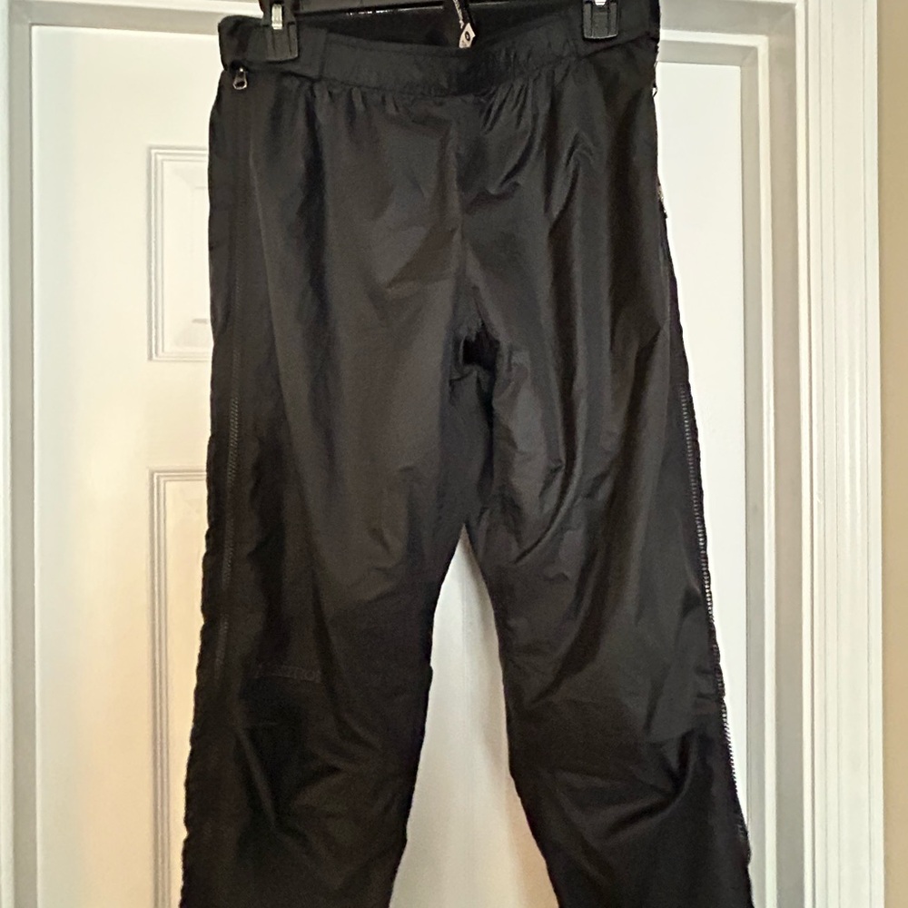Marmot fleece lined rain pants